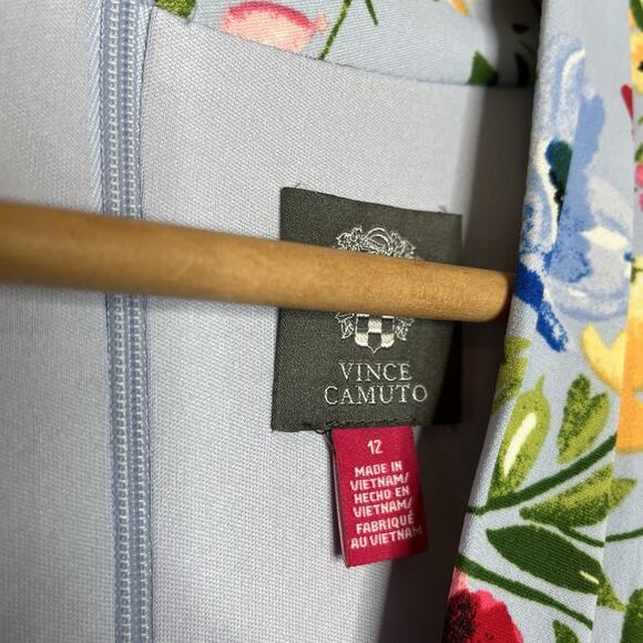 Vince Camuto Floral Dress Womens Size 12 Graduation Wedding Guest Summer Event - Picture 4 of 10